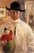 Carl Larsson Self-Portrait painting